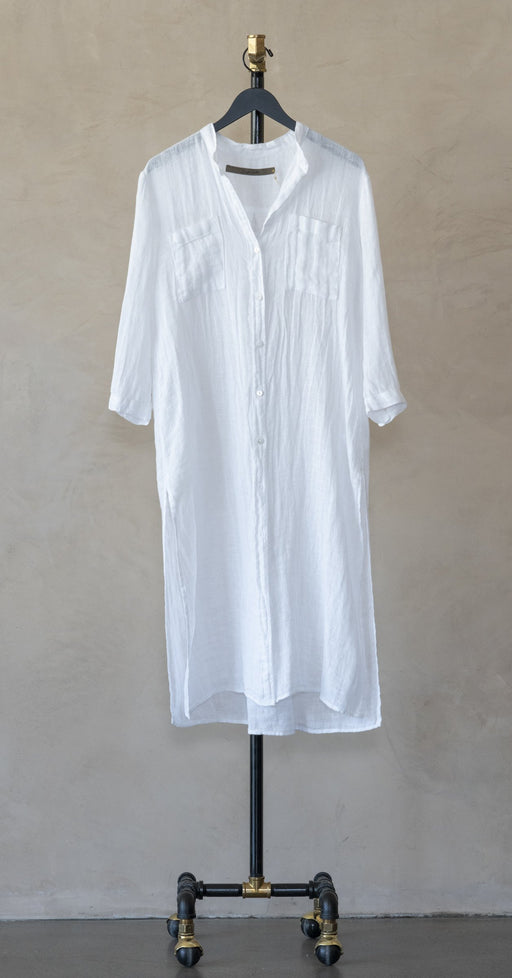 ENZA COSTA Gauze Shirt Dress